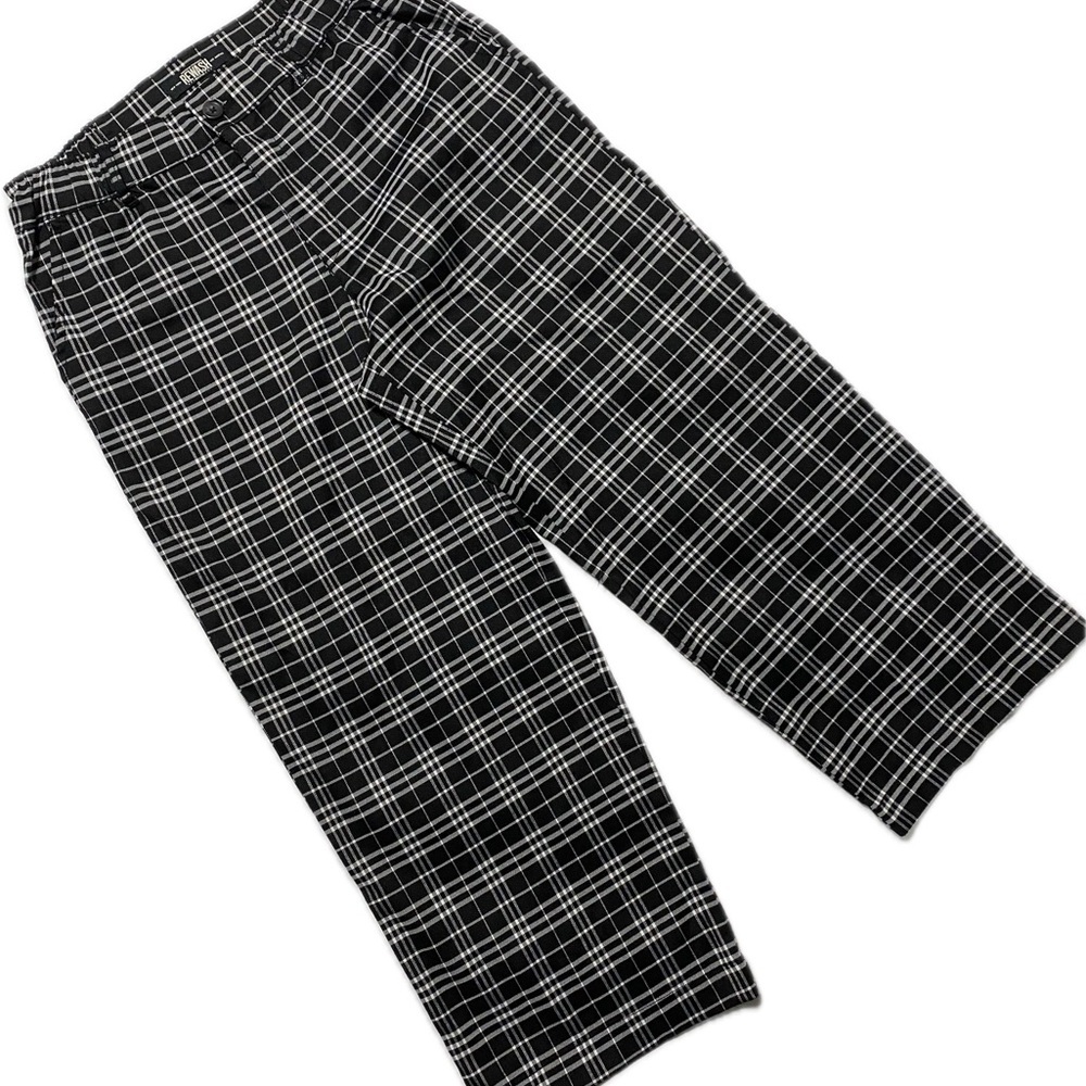Rewash Black & White Plaid Lounge Pants size M